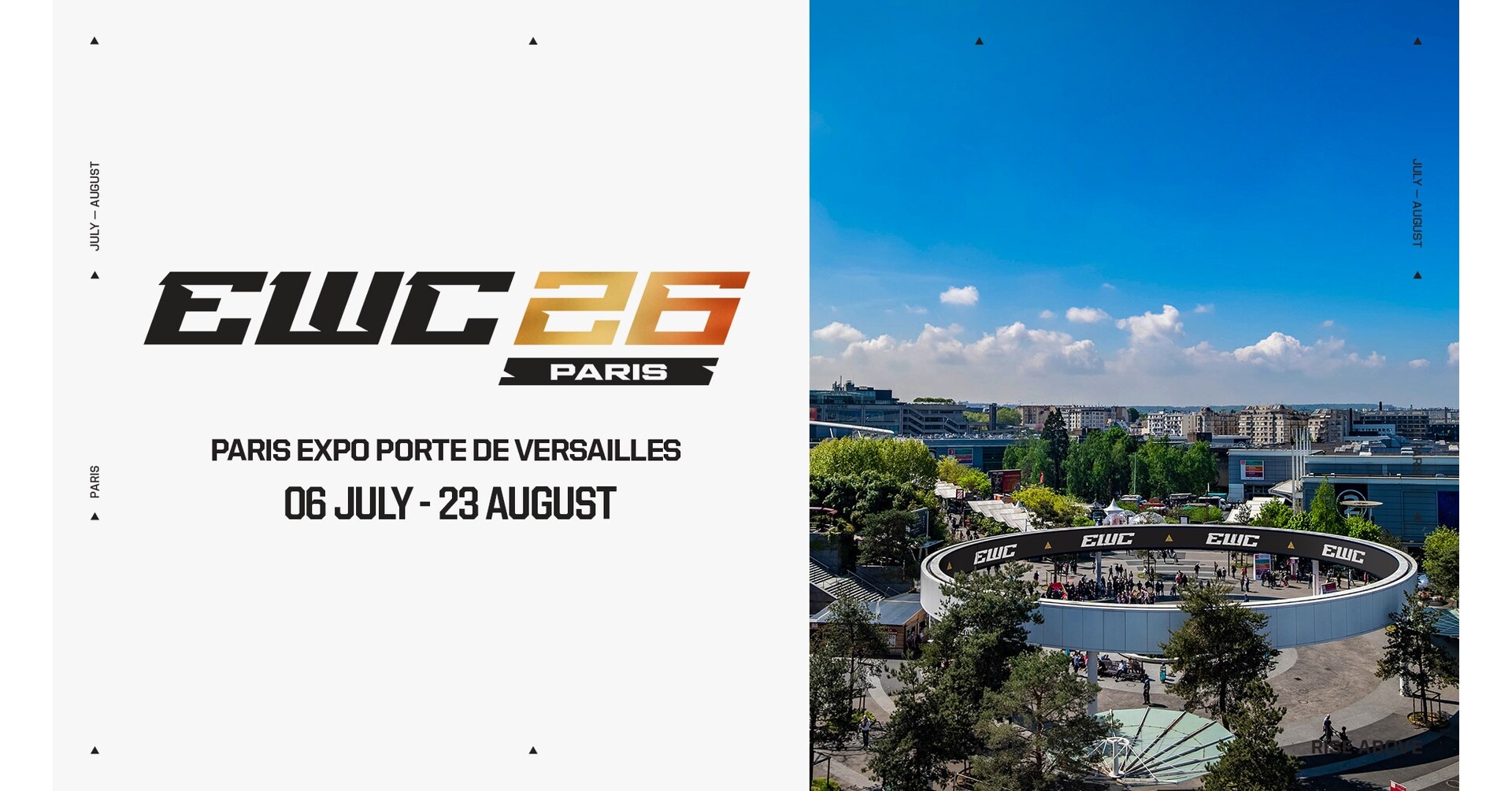 Offizielles Pressebild zum Esports World Cup 2026 in Paris