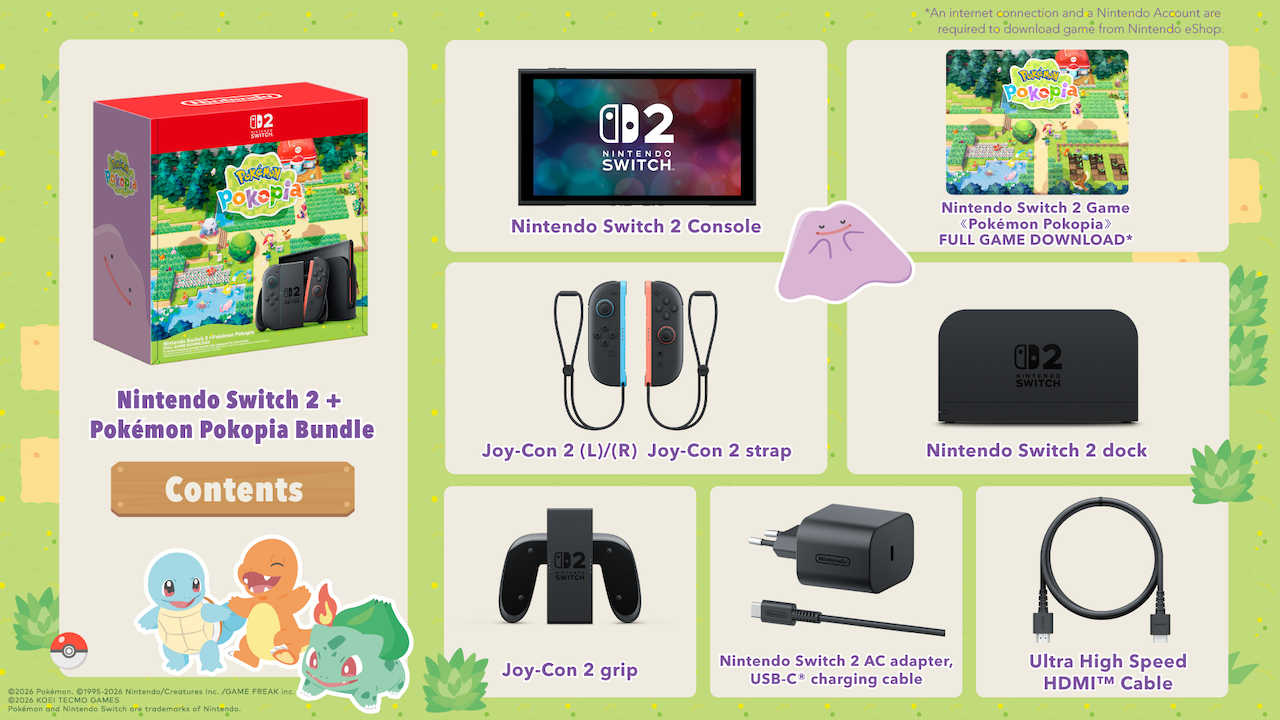 Nintendo bringt Switch 2 im Pokémon-Pokopia-Bundle nach Europa