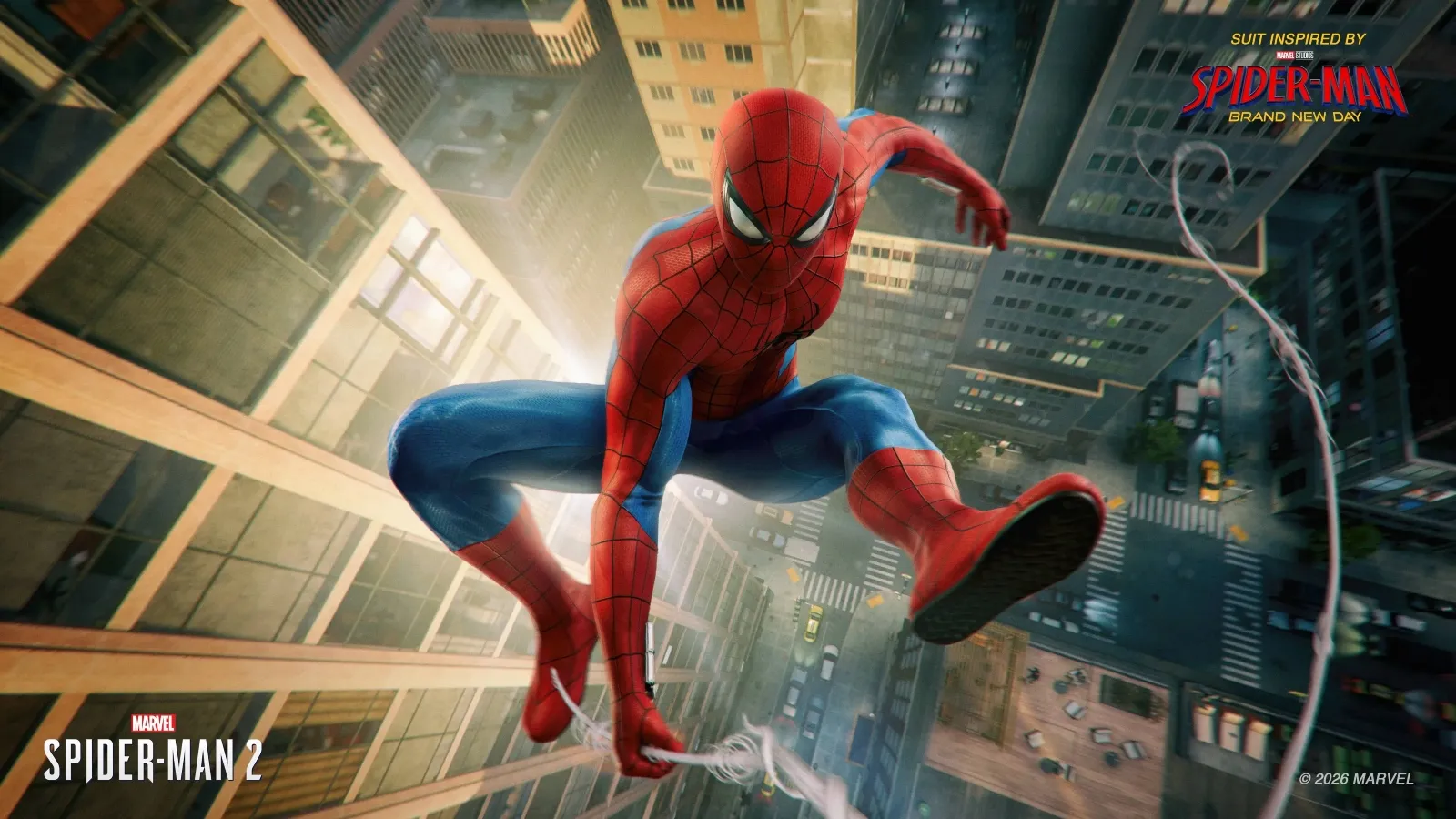 Der neue Fresh-Start-Anzug im Brand-New-Day-Update von Marvel's Spider-Man 2