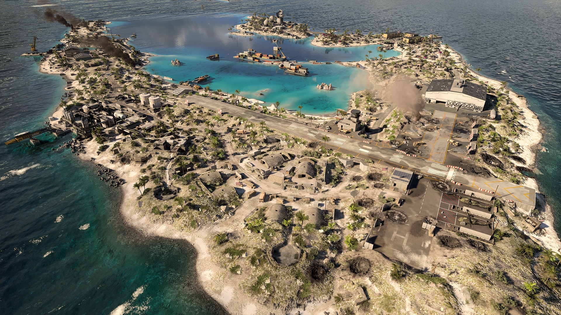 Screenshot der zurückkehrenden Karte Wake Island in Battlefield 6