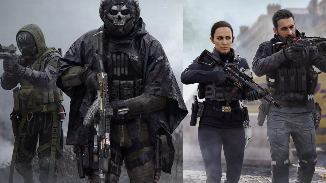 Szene aus dem offiziellen Multiplayer-Trailer zu Call of Duty: Modern Warfare 4 mit Soldaten im Gefecht
