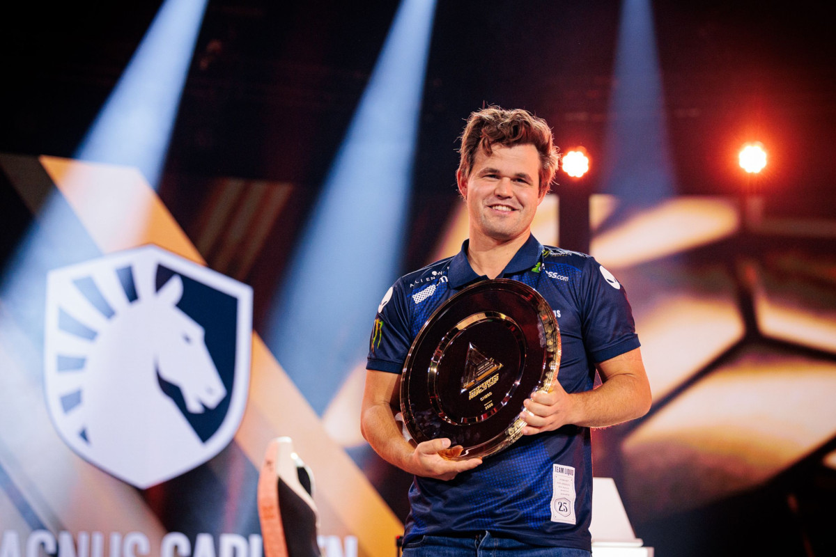 Spielszene von der Esports World Cup Schach-Konkurrenz 2026