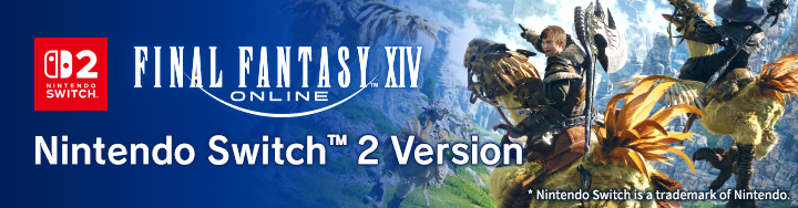Offizielles Ankuendigungs-Artwork zum Start von Final Fantasy XIV auf Nintendo Switch 2