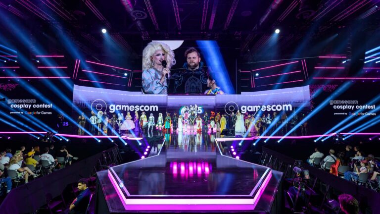 Cosplayer auf der gamescom in Köln, wo die gamescom awards 2026 verliehen wurden
