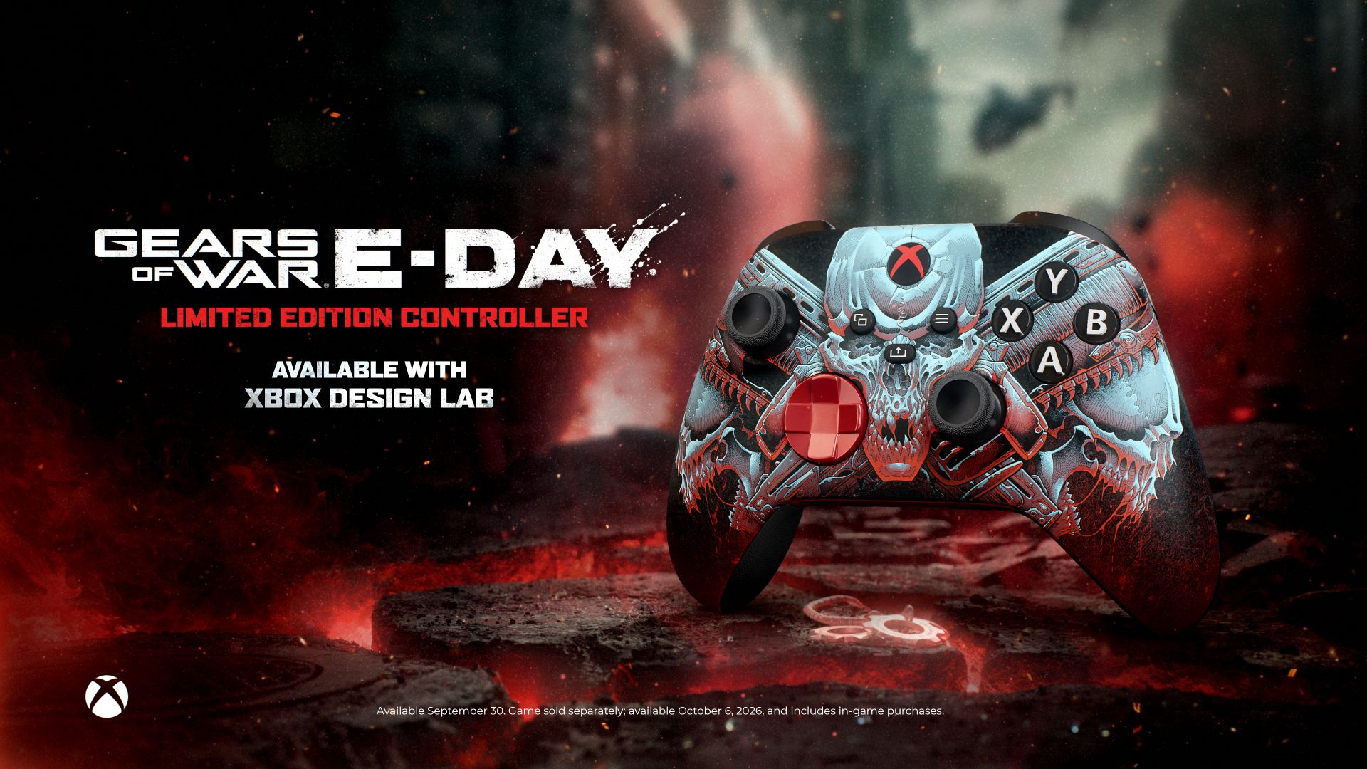 Designentwurf des Gears of War E-Day Controllers aus dem Xbox Design Lab