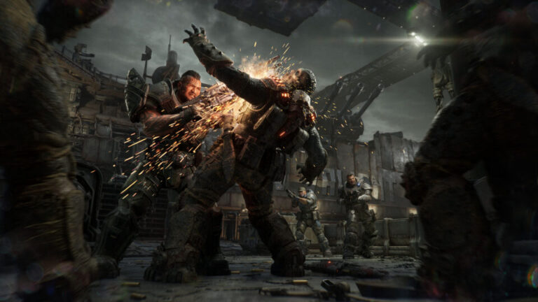 Key Art for Gears of War: E-Day Versus Multiplayer Beta