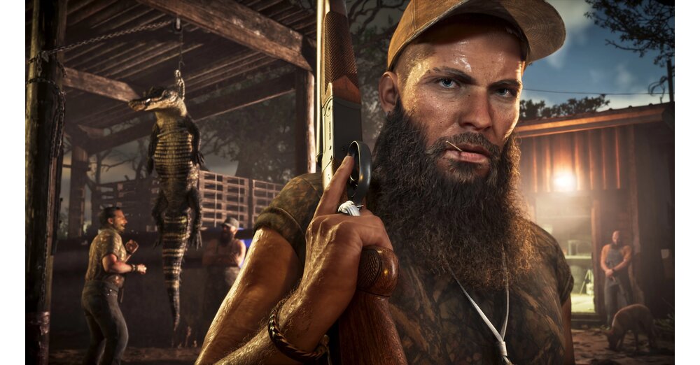 Offizielles GTA 6 Artwork mit Protagonisten der Spielwelt