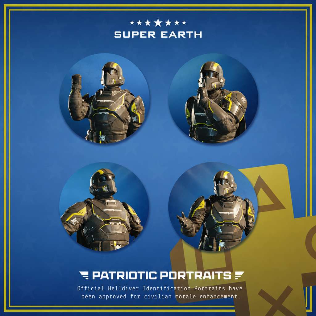 Gratis sichern: 4 kostenlose Helldivers-2-Avatare für PS4 und PS5