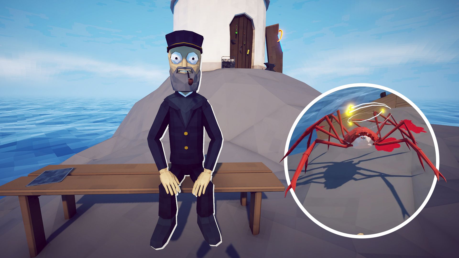 Kampf gegen den Riesenkrabben-Boss in How to Fish
