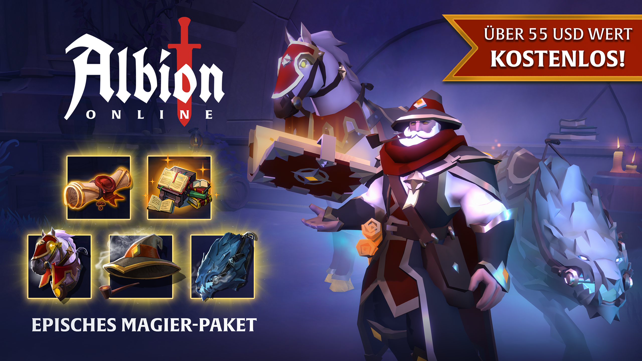 Gratis sichern: Episches Magier-Paket für Albion Online jetzt kostenlos im Epic Games Store