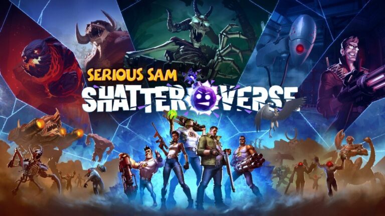 Offizielles Key Art zu Serious Sam: Shatterverse mit Ankuendigung des Release-Termins am 31. August