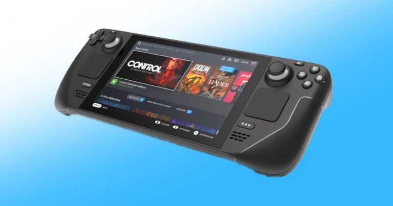 Steam Deck OLED, auf dem jetzt auch PS5-Spiele per Cloud-Streaming laufen koennen