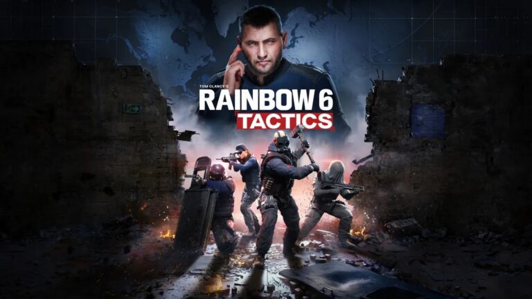 Offizielles Key Art zu Rainbow Six: Tactics mit Operators in taktischer Formation