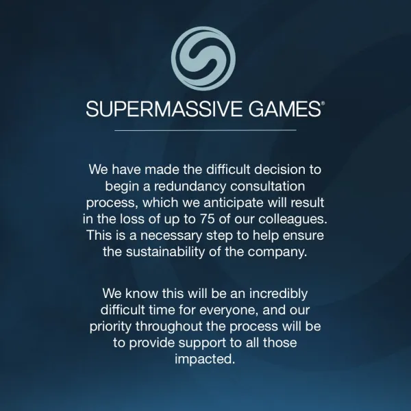 Symbolbild zur Entlassungswelle bei Supermassive Games, dem Studio hinter Until Dawn und Directive 8020