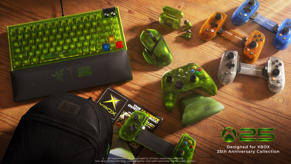Zubehör-Übersicht zur Xbox 25th Anniversary Collection