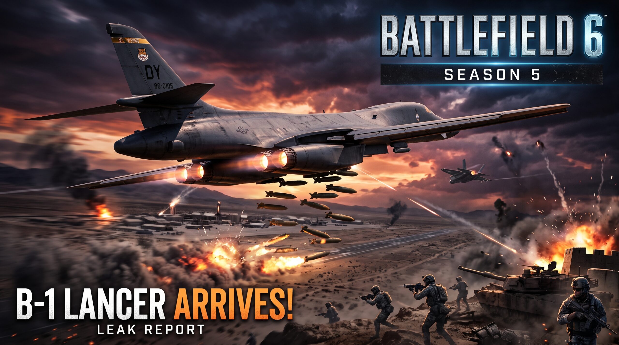 Gerücht: B-1 Lancer soll in Battlefield 6 Season 5 einschlagen – drei neue Maps sind bereits bestätigt