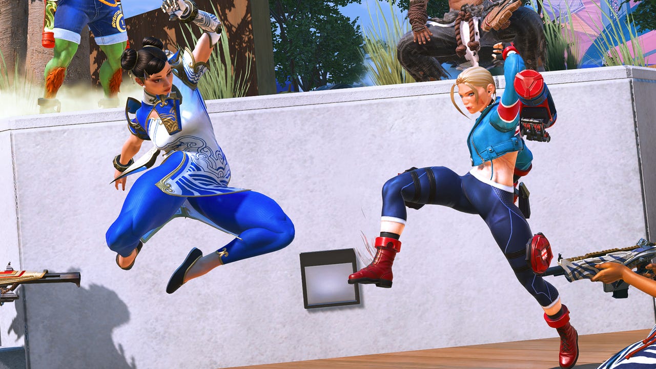 Illustration for the interview with the Apex Legends Art Director about the Street Fighter 6 character models