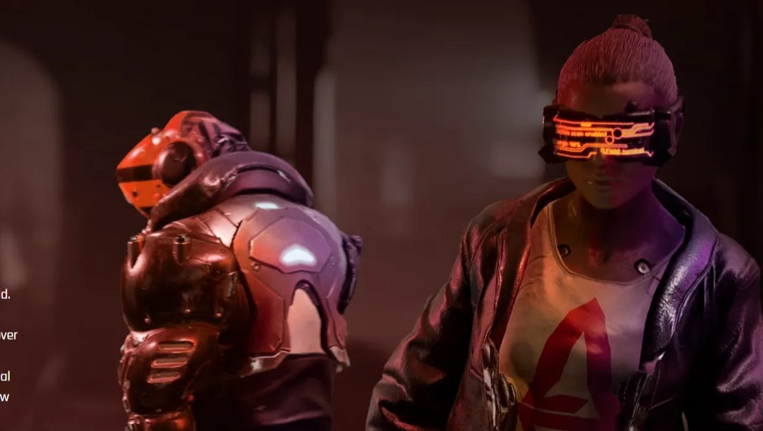 Artwork zu The Ascent, dem Cyberpunk-Actionspiel von Entwickler Neon Giant