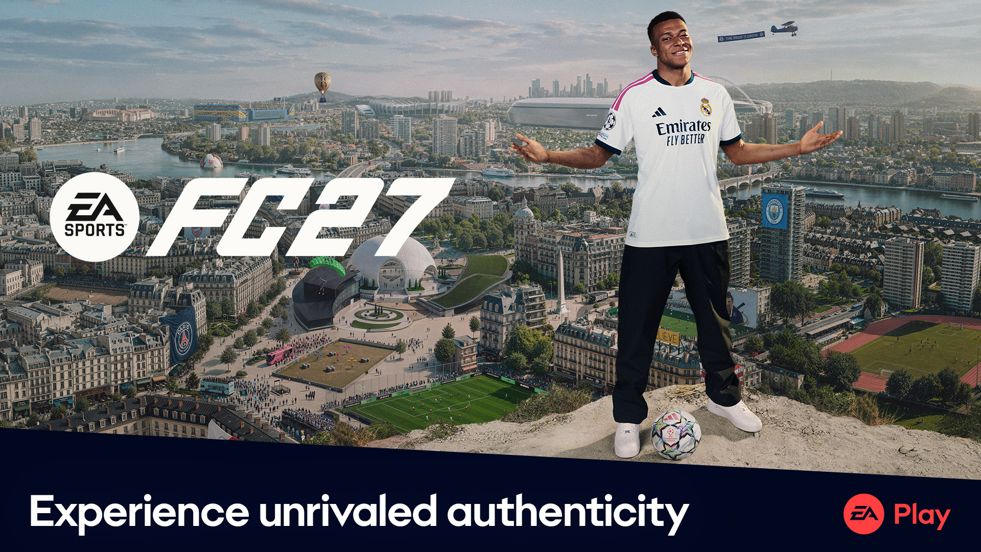 Offizielles Werbebild zum EA Sports FC 27 Early-Access-Trial mit EA Play