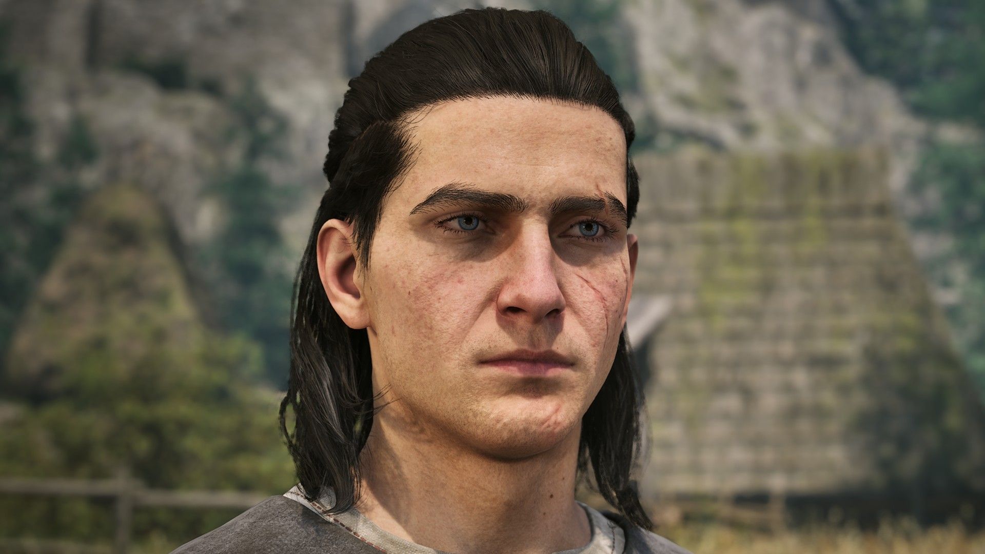 Nahaufnahme des Protagonisten in The Blood of Dawnwalker