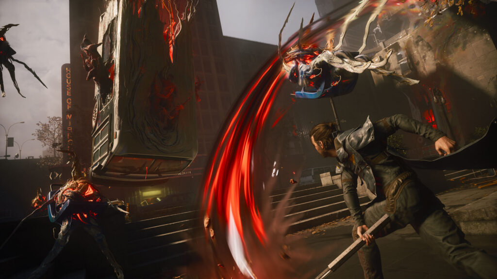 Action-packed melee scene from CONTROL Resonant