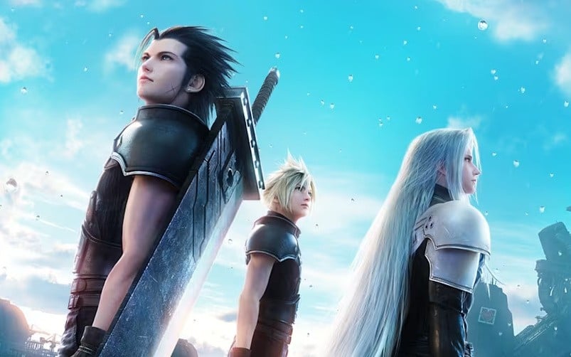 Offizielle Szene aus Crisis Core Final Fantasy VII Reunion mit Hauptfigur Zack Fair
