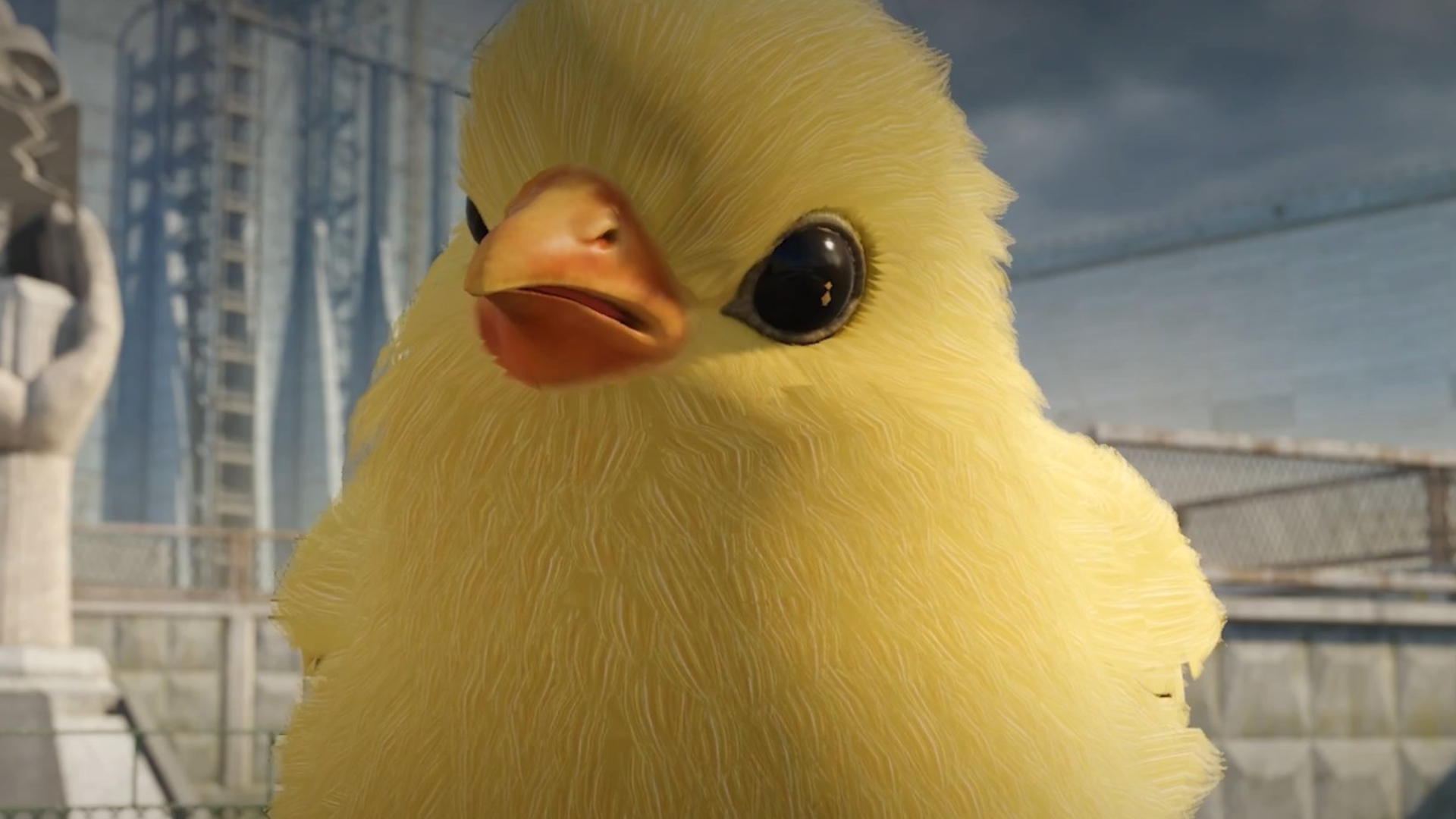 Nahaufnahme eines gelben Küken-Pets aus Counter-Strike 2