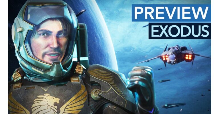 Szene aus dem Sci-Fi-RPG Exodus mit Blick auf eine Gameplay-Situation aus der Anspiel-Session