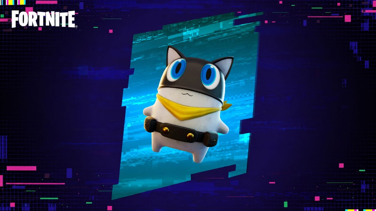 Morgana als Sprite-Begleiter im Fortnite-x-Persona-5-Crossover