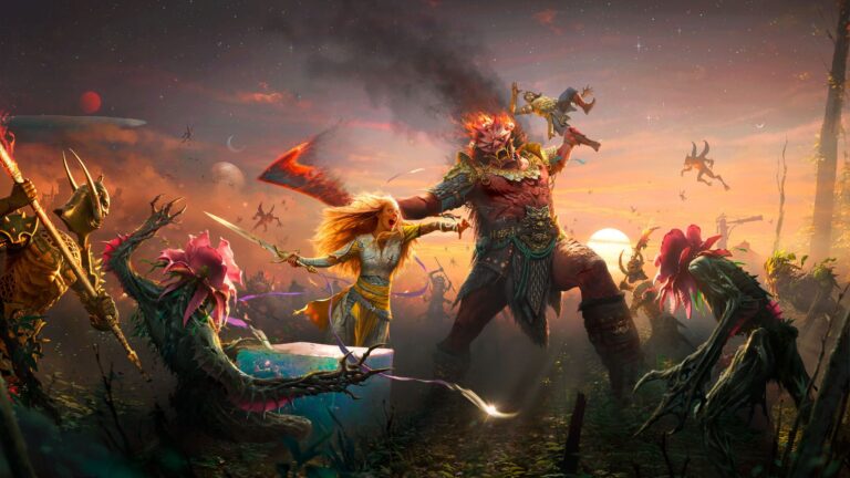 Official Key Art for God of War Laufey featuring Kratos and Atreus in the snowy North