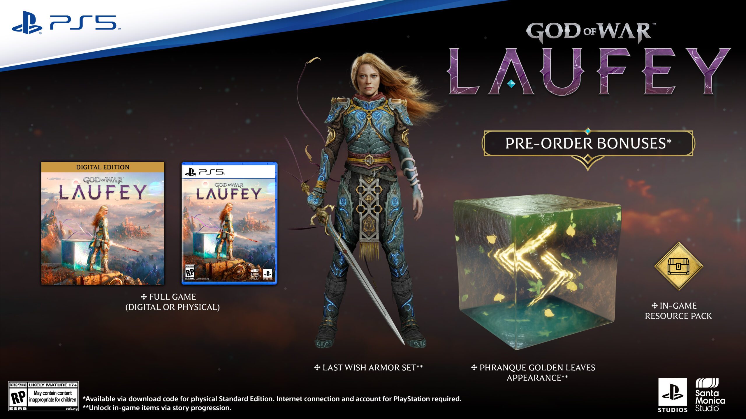 Screenshot aus God of War Laufey, der die winterliche Spielwelt zeigt