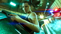 Lucia in einer Gameplay-Szene aus GTA 6 in Vice City