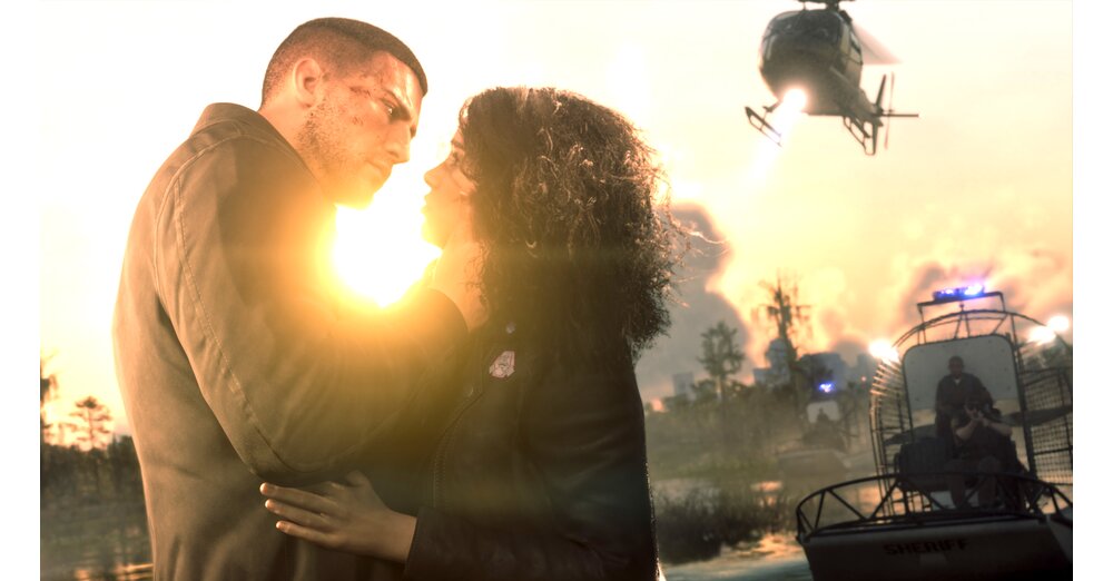 Illustration zu Jason und Lucia aus GTA 6, die laut einer Fan-Theorie mit Red Dead Redemption 2 verbunden sein könnten