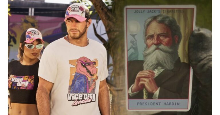 A GTA 6 dollar bill featuring a presidential portrait that, according to GameStar's theory, suggests a shared universe with Red Dead Redemption 2.