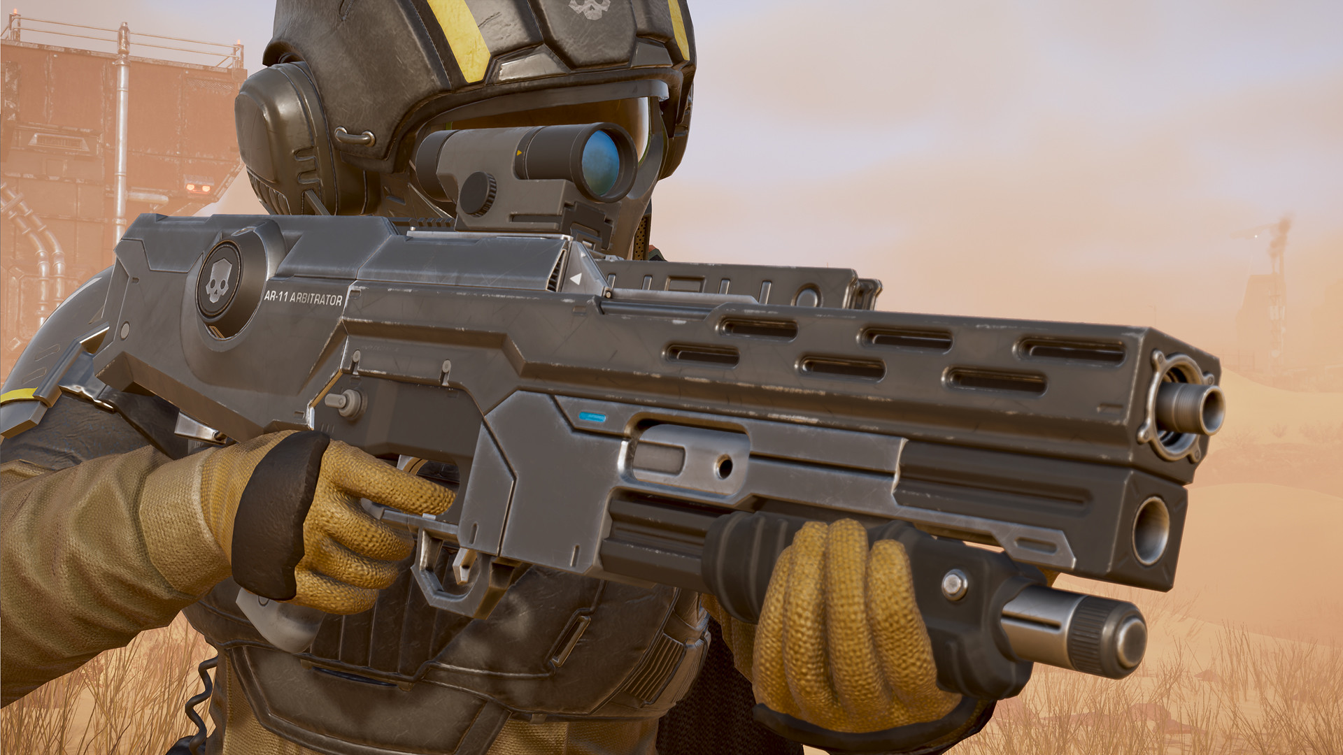 Screenshot from Helldivers 2's new Ironclad Democracy Warbond featuring new gear