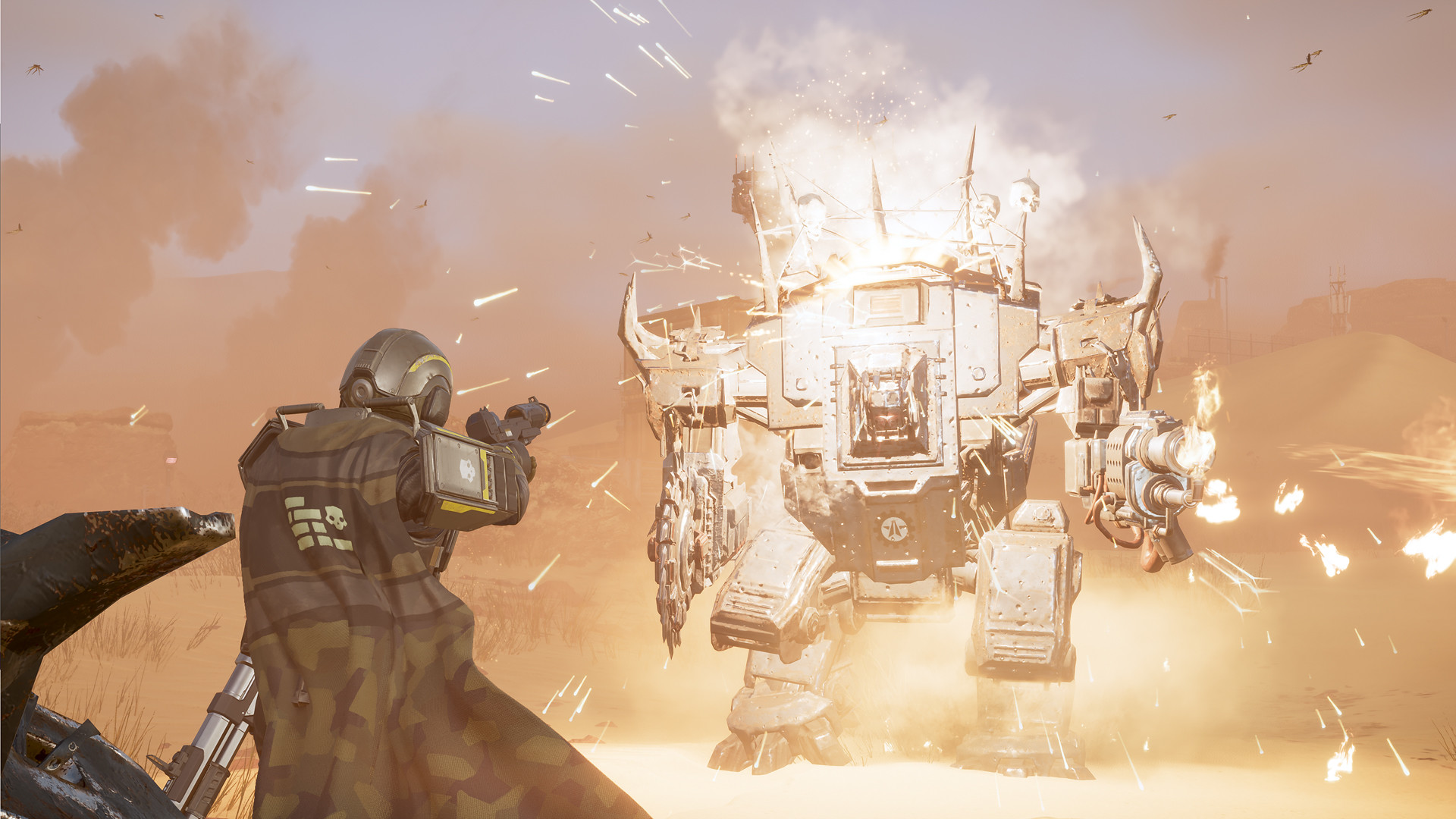 Another screenshot from the Ironclad Democracy Warbond update for Helldivers 2