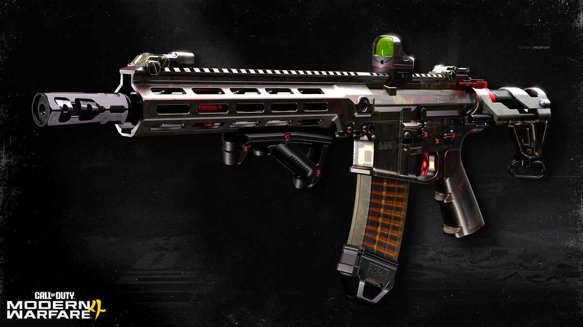 Second view of the exclusive Xbox weapon skin for the M4 in Call of Duty: Modern Warfare 4