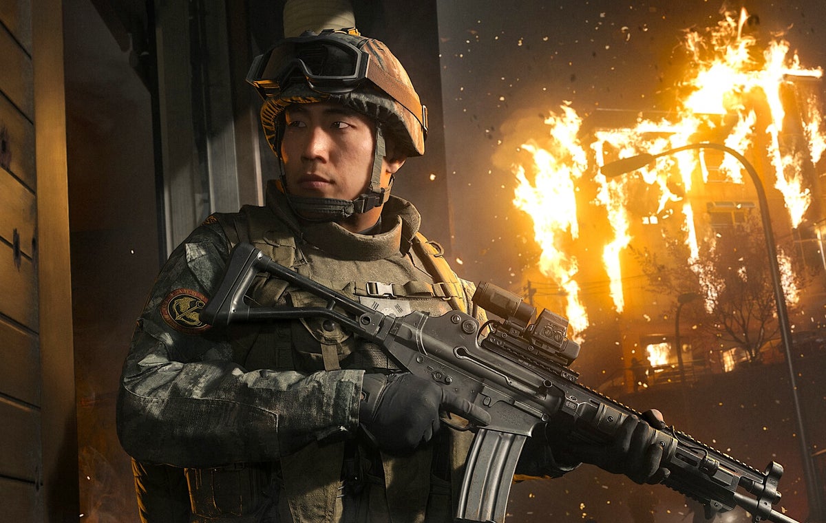Scene from the campaign of Call of Duty: Modern Warfare 4