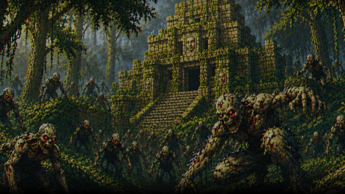 Szenenbild aus dem KI-generierten Shooter Juggernaut von Mages Inc.