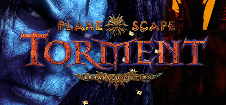Offizielles Steam-Header-Bild von Planescape: Torment: Enhanced Edition mit dem Logo des Spiels