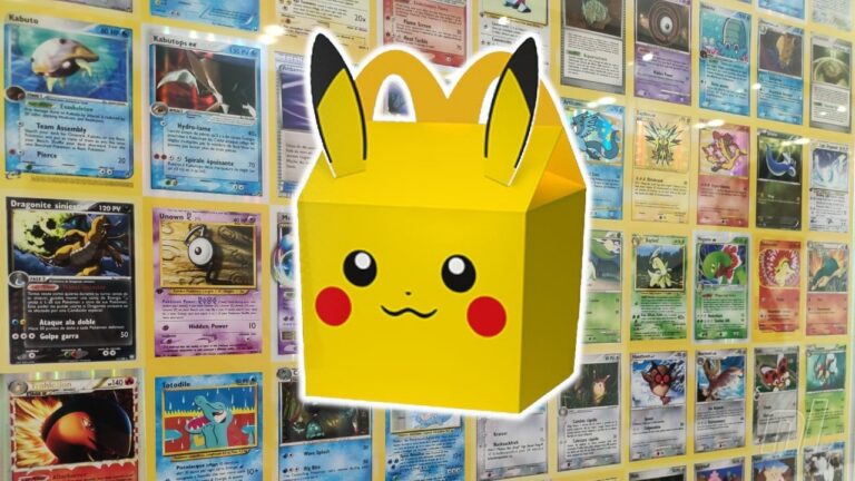 Pokémon trading cards as part of the new McDonald's Happy Meal promotion