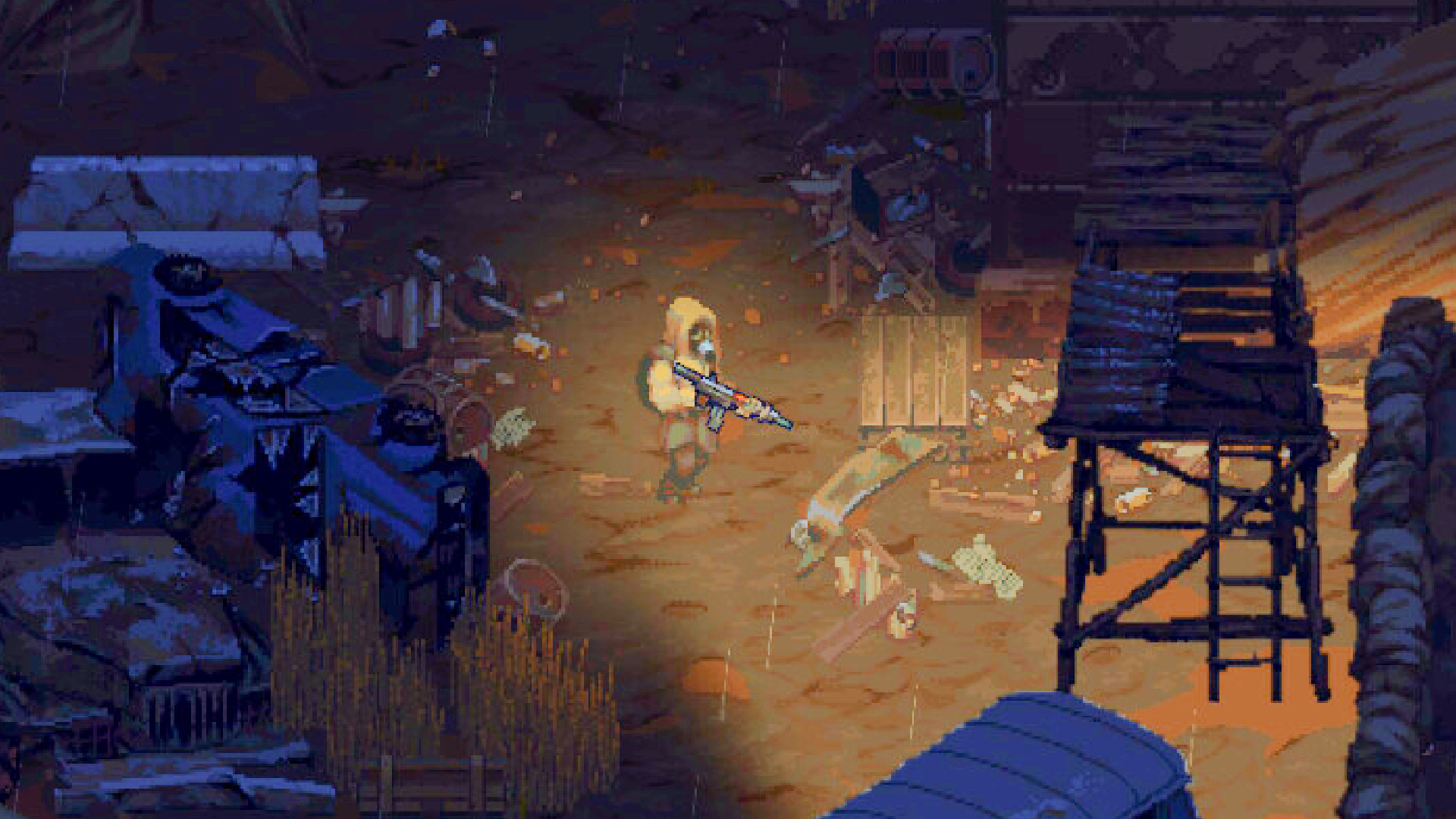Artwork zum postapokalyptischen Survival-RPG Scavland
