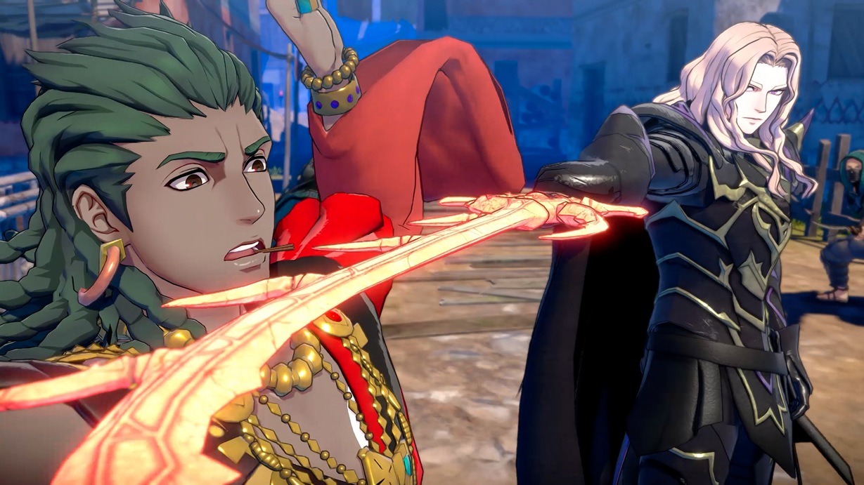 Artwork zu Fire Emblem: Fortunes Weave mit Charakteren im Dagdan-Reich