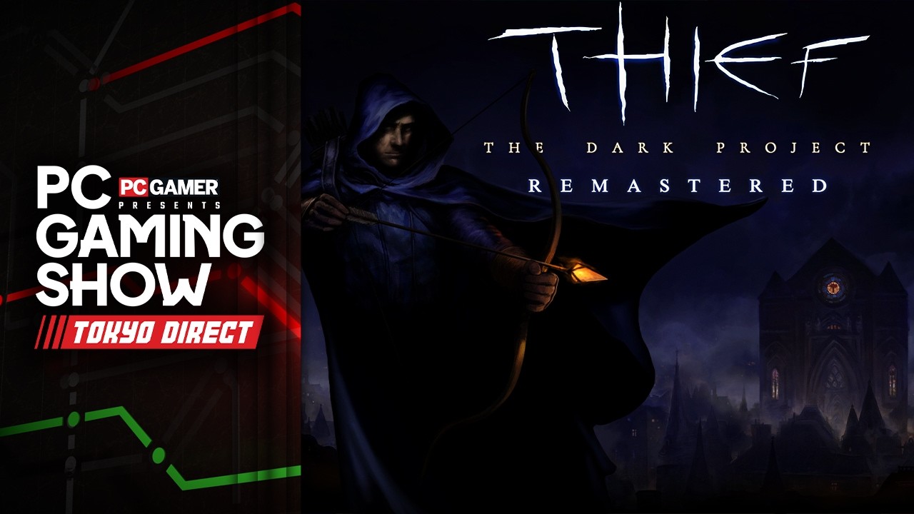 Ankuendigungsgrafik von Thief: The Dark Project Remastered bei der PC Gaming Show Tokyo Direct 2026