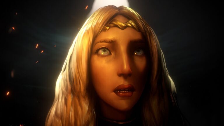 A dark fantasy game scene from No Rest for the Wicked, whose 1.0 release has now been pushed to March 2027.
