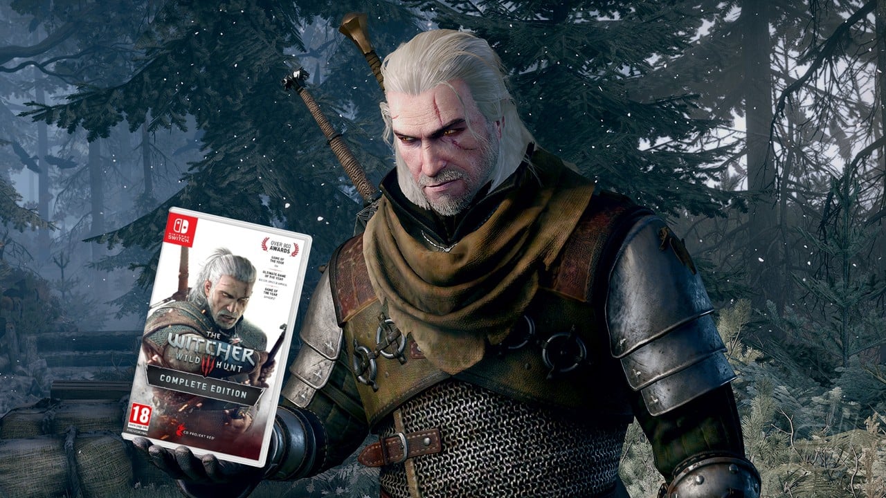 Hexer Geralt aus The Witcher 3 Remastered auf der Nintendo Switch 2
