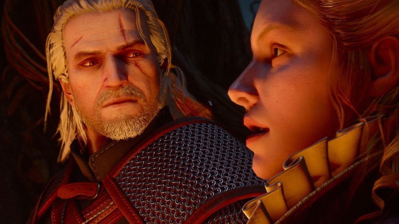 Geralt und Lilla in einer Szene aus Songs of the Past