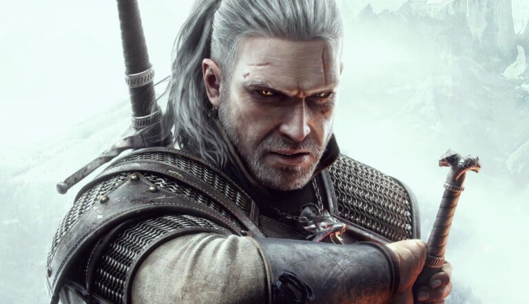 Key Art for The Witcher 3: Wild Hunt Remastered featuring Geralt of Rivia