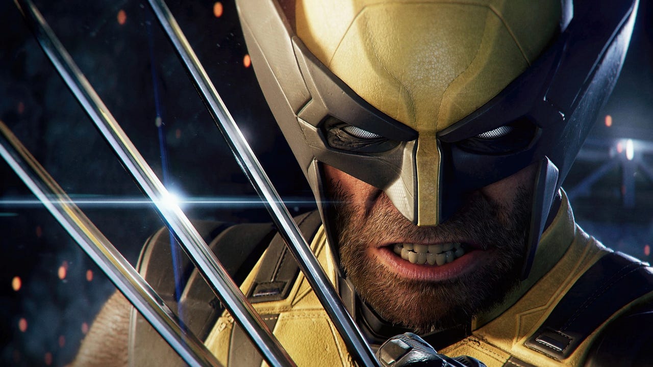 Wolverine mit ausgefahrenen Krallen in einer Nahaufnahme aus Marvels Wolverine