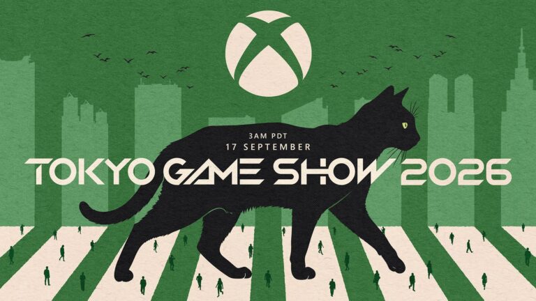 Official key art for Tokyo Game Show 2026 featuring the Xbox logo and an announcement for September 17